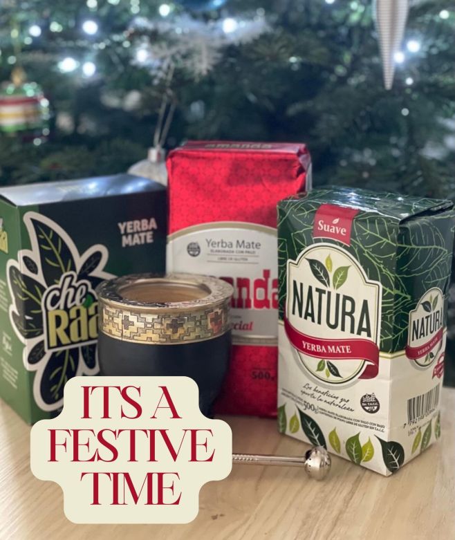 Between twinkling lights, cozy conversations and holiday laughter, there’s always time for a good yerba mate 🎄🧉...